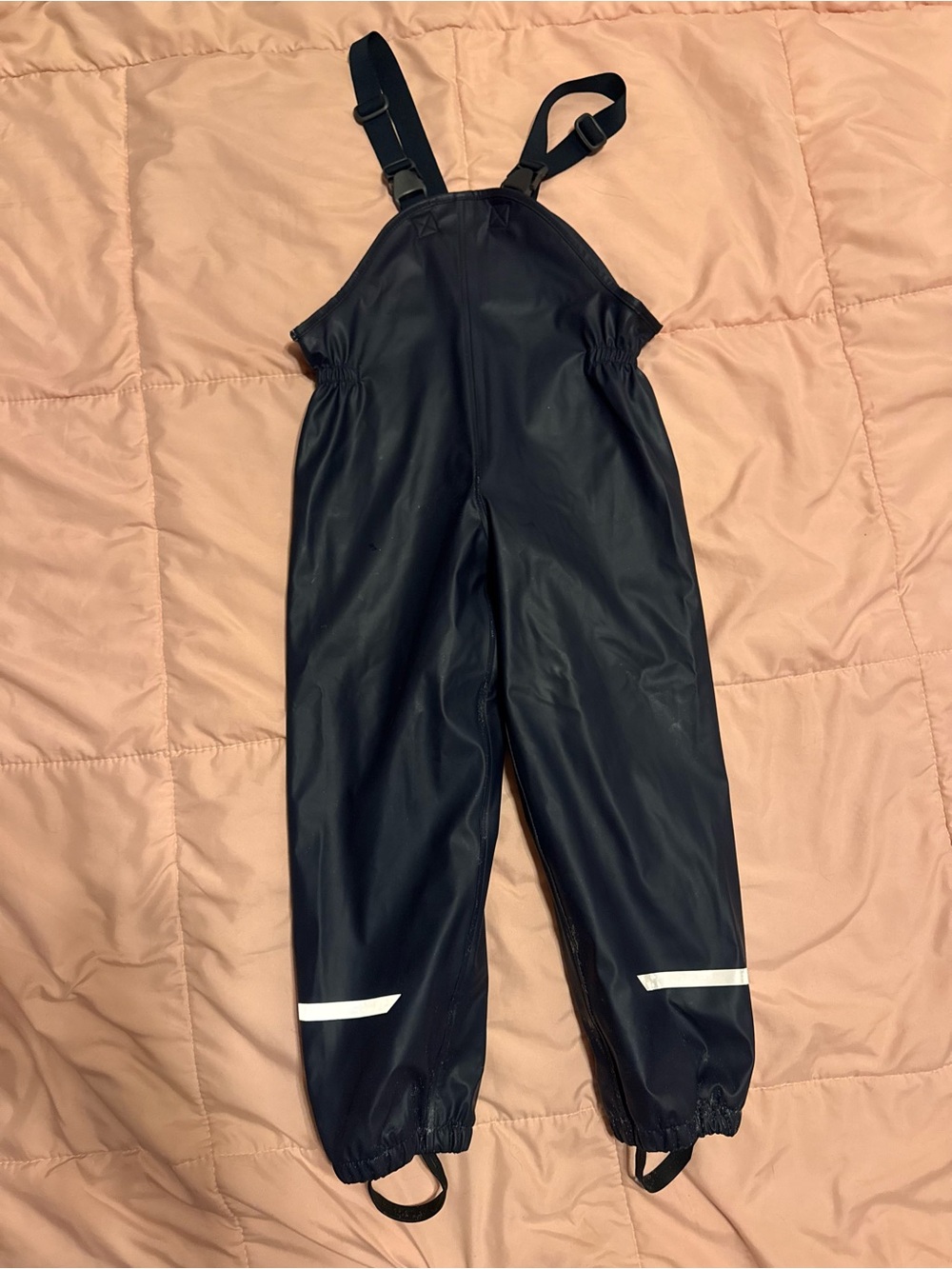 Helly Hansen Blue Helox Kids Waterproof Overalls with Reflective Strips size 6